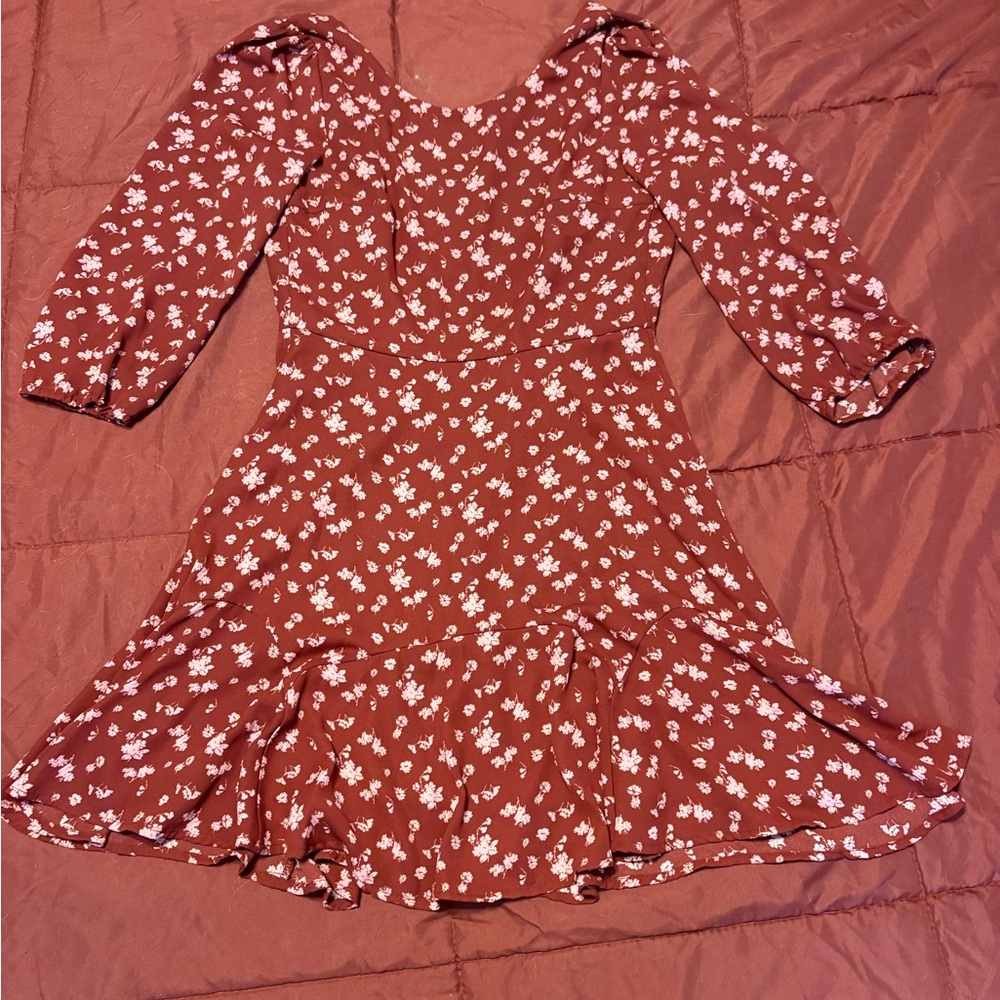 Floral Print Women's Dress